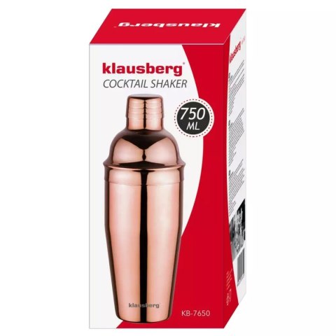 SHAKER BARMAŃSKI DO KOKTAJLI 750ml KLAUSBERG KB-7650 KLAUSBERG