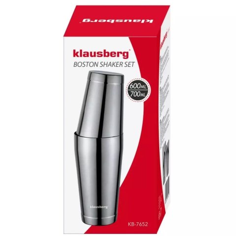 SHAKER BOSTOŃSKI DO KOKTAJLI KLAUSBERG KB-7652 700ml + 600ml KLAUSBERG
