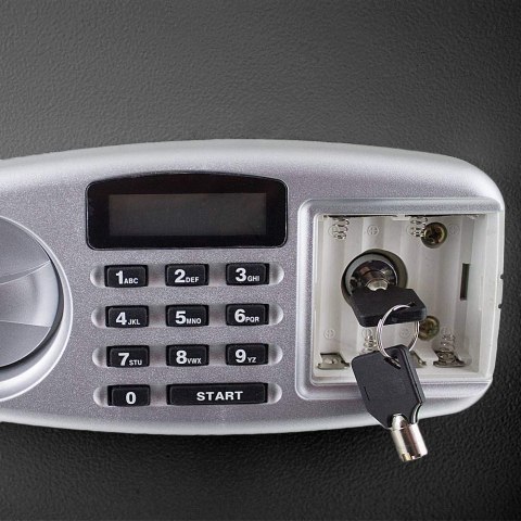Sejf elektroniczny czarny Bituxx