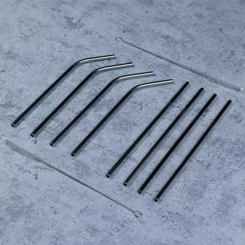 SŁOMKI METALOWE DO NAPOJÓW KINGHOFF 8szt. + ETUI KH-1357 KINGHOFF SŁOMKI METALOWE DO NAPOJÓW KINGHOFF 8szt. + ETUI KH-1357 KINGHOFF