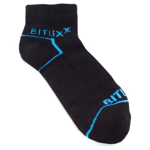 Skarpety robocze sportowe 3/4 rozm. 39-50 czarne 12 par Bituxx Skarpety robocze sportowe 3/4 rozm. 39-50 czarne 12 par Bituxx