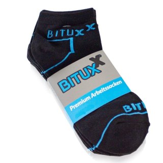 Skarpety robocze sportowe stopki rozm. 39-50 czarne 12 par Bituxx