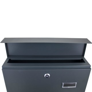 Skrzynka pocztowa na listy naścienna z gazetnikiem Bituxx