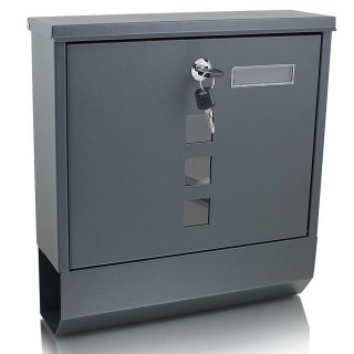 Skrzynka pocztowa na listy z gazetnikiem ze stali inox Bituxx