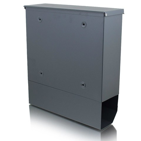 Skrzynka pocztowa na listy z gazetnikiem ze stali inox Bituxx Skrzynka pocztowa na listy z gazetnikiem ze stali inox Bituxx