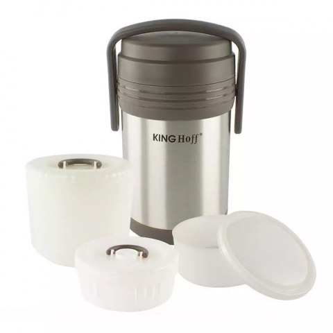 TERMOS OBIADOWY KINGHOFF 1,5L + 3 POJEMNIKI KH-4075 KINGHOFF TERMOS OBIADOWY KINGHOFF 1,5L + 3 POJEMNIKI KH-4075 KINGHOFF