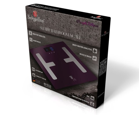 WAGA ŁAZIENKOWA BODY FAT BERLINGERHAUS BH-9223 BERLINGER HAUS WAGA ŁAZIENKOWA BODY FAT BERLINGERHAUS BH-9223 BERLINGER HAUS