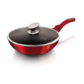 WOK GRANITOWY 28cm BERLINGER HAUS BURGUNDY BH-1265 BERLINGER HAUS