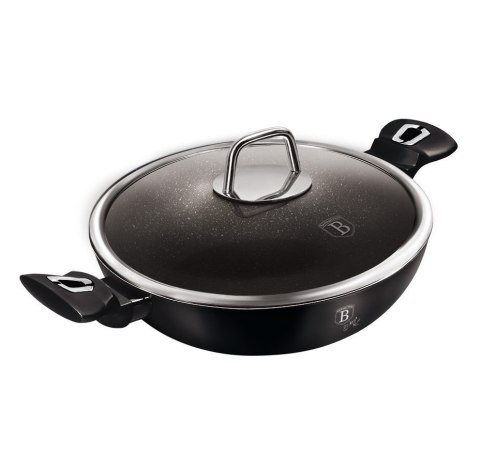 WOK GRANITOWY 30cm BERLINGER HAUS BH-7113 BLACK SILVER BERLINGER HAUS WOK GRANITOWY 30cm BERLINGER HAUS BH-7113 BLACK SILVER BERLINGER HAUS