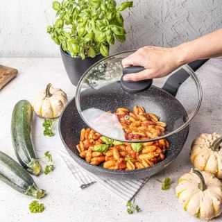 WOK MARMURKOWY Z POKRYWĄ KLAUSBERG 28cm KB-7668 KLAUSBERG
