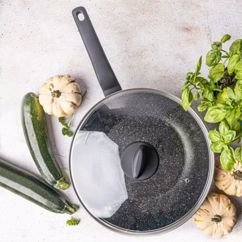 WOK MARMURKOWY Z POKRYWĄ KLAUSBERG 28cm KB-7668 KLAUSBERG