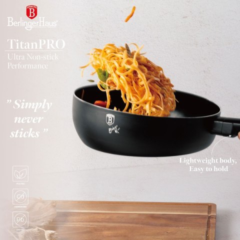 WOK PATELNIA FLIP TYTANOWA 26cm BERLINGER HAUS BH-8029 LEONARDO BERLINGER HAUS WOK PATELNIA FLIP TYTANOWA 26cm BERLINGER HAUS BH-8029 LEONARDO BERLINGER HAUS