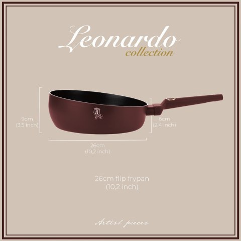 WOK PATELNIA FLIP TYTANOWA 26cm BERLINGER HAUS BH-8029 LEONARDO BERLINGER HAUS WOK PATELNIA FLIP TYTANOWA 26cm BERLINGER HAUS BH-8029 LEONARDO BERLINGER HAUS