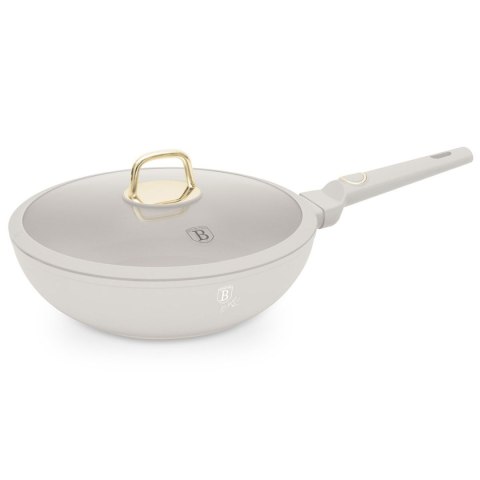 WOK TYTANOWY Z POKRYWĄ 28cm BERLINGER HAUS BH-8064 SAHARA BERLINGER HAUS