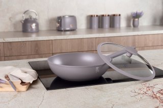 WOK TYTANOWY Z POKRYWĄ 28cm BERLINGER HAUS BH-8094 TAUPE BERLINGER HAUS