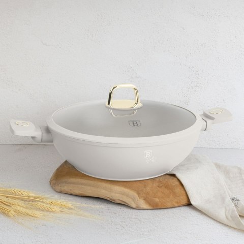 WOK TYTANOWY Z POKRYWĄ 30cm BERLINGER HAUS BH-8065 SAHARA BERLINGER HAUS WOK TYTANOWY Z POKRYWĄ 30cm BERLINGER HAUS BH-8065 SAHARA BERLINGER HAUS