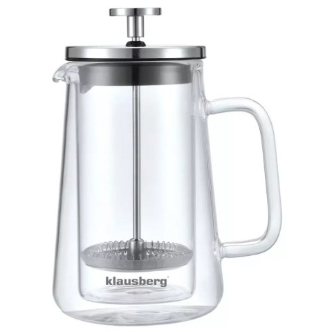 ZAPARZACZ TŁOKOWY DO KAWY/HERBATY TERMICZNY 350ml KLAUSBERG KB-7684 KLAUSBERG