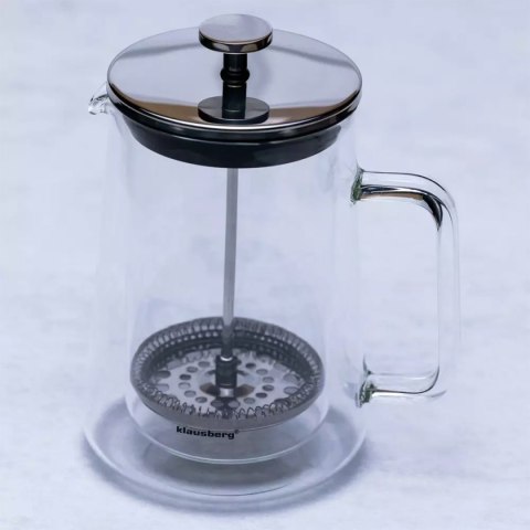 ZAPARZACZ TŁOKOWY DO KAWY/HERBATY TERMICZNY 600ml KLAUSBERG KB-7685 KLAUSBERG