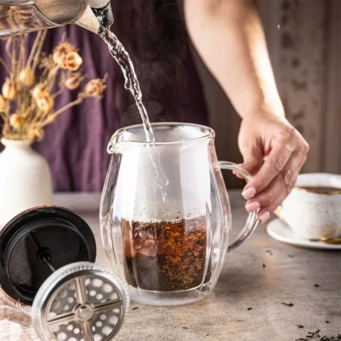 ZAPARZACZ TŁOKOWY DO KAWY/HERBATY TERMICZNY 600ml KLAUSBERG KB-7722 KLAUSBERG