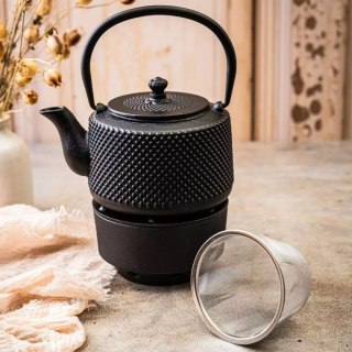 ZAPARZACZ ŻELIWNY DZBANEK 0,8L Z FILTREM I PODGRZEWACZEM KINGHOFF KH-1847 KINGHOFF