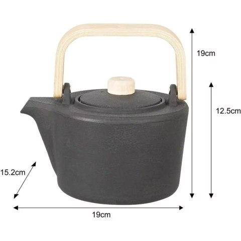 ZAPARZACZ ŻELIWNY DZBANEK 1,3L Z FILTREM KINGHOFF KH-1845 KINGHOFF