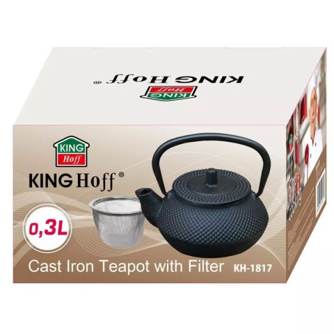 ZAPARZACZ ŻELIWNY DZBANEK 300ml Z FILTREM KINGHOFF KH-1817 KINGHOFF ZAPARZACZ ŻELIWNY DZBANEK 300ml Z FILTREM KINGHOFF KH-1817 KINGHOFF