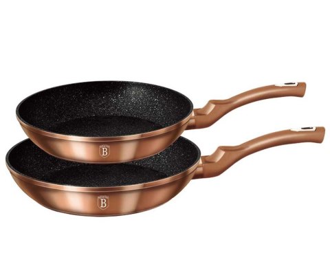 ZESTAW 2 PATELNI GRANITOWYCH BERLINGER HAUS ROSE GOLD BH-1611 BERLINGER HAUS ZESTAW 2 PATELNI GRANITOWYCH BERLINGER HAUS ROSE GOLD BH-1611 BERLINGER HAUS