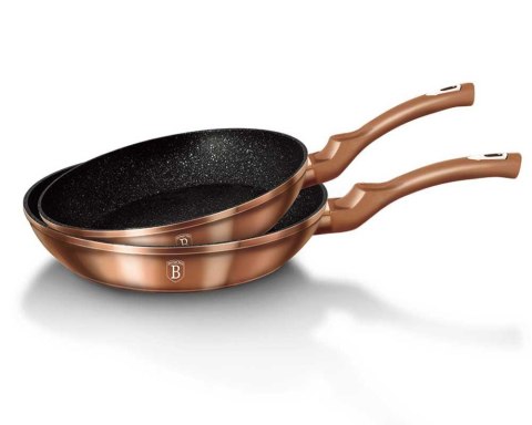 ZESTAW 2 PATELNI GRANITOWYCH BERLINGER HAUS ROSE GOLD BH-1611 BERLINGER HAUS ZESTAW 2 PATELNI GRANITOWYCH BERLINGER HAUS ROSE GOLD BH-1611 BERLINGER HAUS