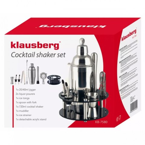 ZESTAW BARMAŃSKI 9 ELEMENTÓW KLAUSBERG KB-7580 KLAUSBERG