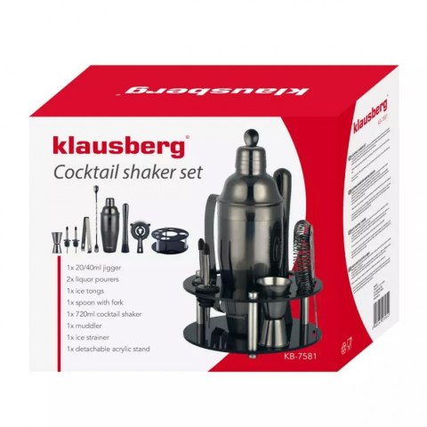 ZESTAW BARMAŃSKI 9 ELEMENTÓW KLAUSBERG KB-7581 KLAUSBERG ZESTAW BARMAŃSKI 9 ELEMENTÓW KLAUSBERG KB-7581 KLAUSBERG