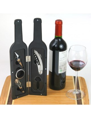 ZESTAW DO WINA W ETUI W FORMIE BUTELKI KINGHOFF KH-1166 KINGHOFF