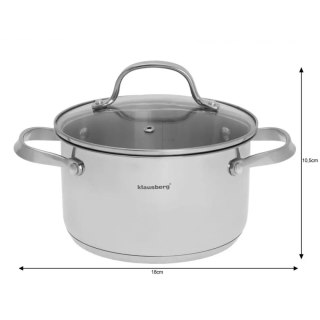 ZESTAW GARNKÓW 9 ELEM.KLAUSBERG KB-7215 STAL 18/10 KLAUSBERG