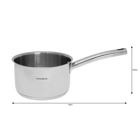 ZESTAW GARNKÓW 9 ELEM.KLAUSBERG KB-7215 STAL 18/10 KLAUSBERG