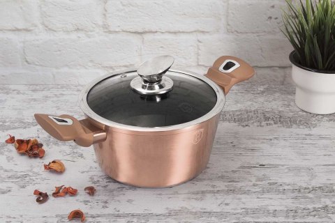 ZESTAW GARNKÓW GRANITOWYCH BERLINGER HAUS BH-6191 ROSE GOLD BERLINGER HAUS