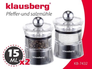 ZESTAW MŁYNKÓW DO PIEPRZU I SOLI KLAUSBERG KB-7432 KLAUSBERG