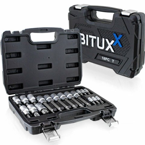 ZESTAW NASADEK NASADKI TORX 18 ELEMENTÓW PROMOCJA Bituxx