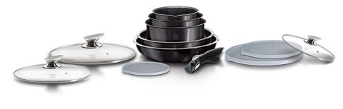 Zestaw garnków Click&Cook Berlinger Haus BH-6910 CARBON PRO BERLINGER HAUS Zestaw garnków Click&Cook Berlinger Haus BH-6910 CARBON PRO BERLINGER HAUS