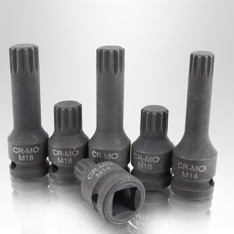 Zestaw kluczy udarowych XZN 1/2" E-hurtownia Zestaw kluczy udarowych XZN 1/2" E-hurtownia