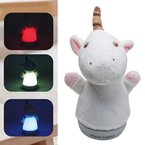 A baby soothe plush night light (unicorn doll) Import ProNice