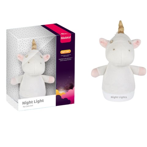 A baby soothe plush night light (unicorn doll) Import ProNice