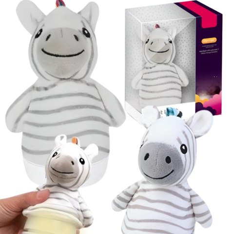 A baby soothe plush night light (zebra doll) Import ProNice A baby soothe plush night light (zebra doll) Import ProNice