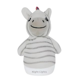 A baby soothe plush night light (zebra doll) Import ProNice