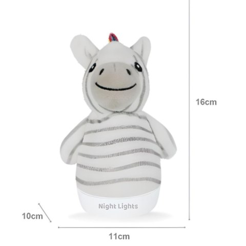 A baby soothe plush night light (zebra doll) Import ProNice A baby soothe plush night light (zebra doll) Import ProNice