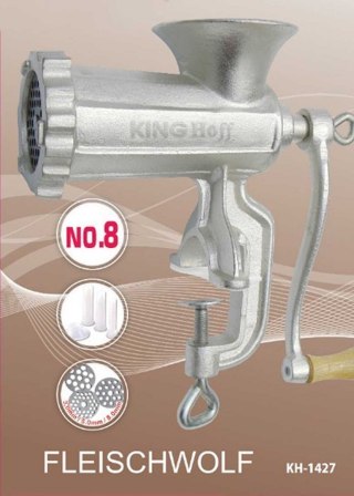 ŻELIWNA MASZYNKA #8 DO MIELENIA MIĘSA KINGHOFF KH-1427 KINGHOFF