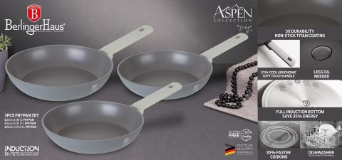 ZESTAW PATELNI TYTANOWYCH BERLINGER HAUS BH-7075 ASPEN BERLINGER HAUS