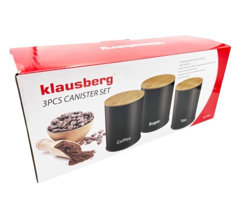 ZESTAW POJEMNIKÓW KUCHENNYCH KLAUSBERG KB-7490 KLAUSBERG ZESTAW POJEMNIKÓW KUCHENNYCH KLAUSBERG KB-7490 KLAUSBERG