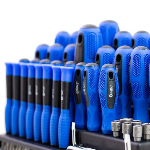 Zestaw wkrętaków bitów Torx płaskie krzyżowe 100el Bituxx