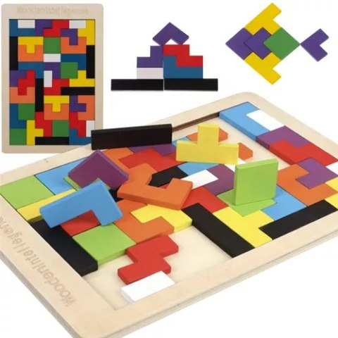 Układanka drewniana- puzzle/ Kruzzel 22667 Układanka drewniana- puzzle/ Kruzzel 22667