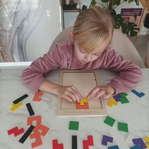 Układanka drewniana- puzzle/ Kruzzel 22667 Układanka drewniana- puzzle/ Kruzzel 22667