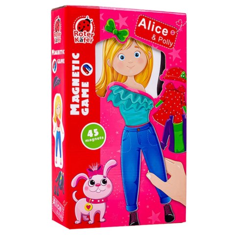 GRA MAGNETYCZNA ALICE AND POLLY UBIERANKA PROJEKTANTKA MODY ROTER KAFER ROTER KAFER